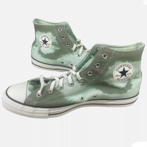 Converse high tops green tie dye size 8.5 women’s